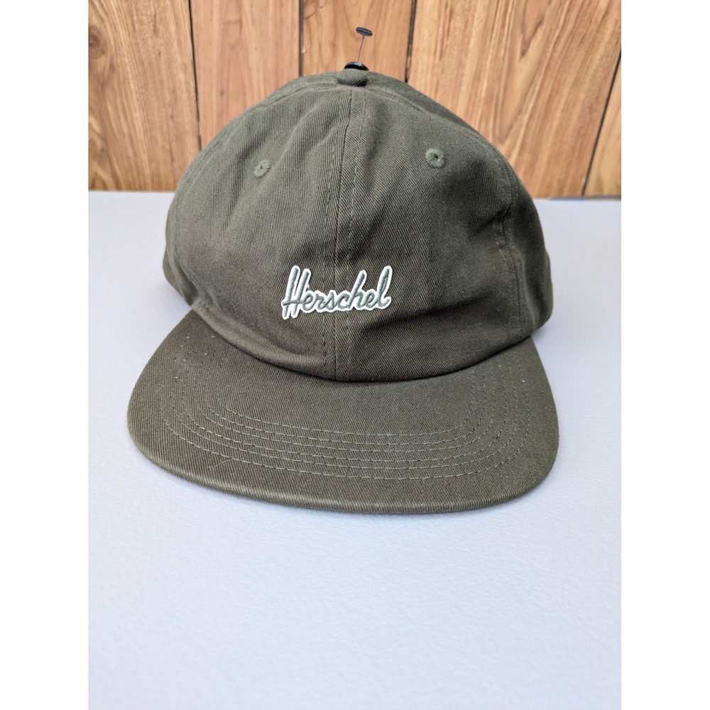 Herschel Supply Co Baseball Cap Hat Mens OSFM Olive Green Strapback Gorpcore